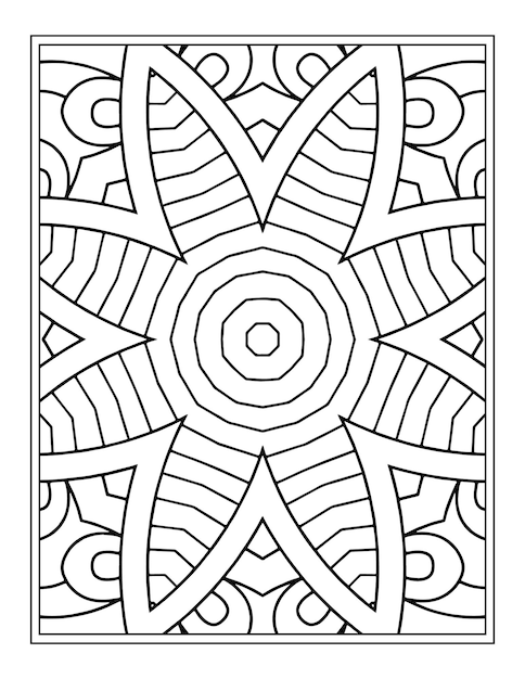 Mandala Coloring Book Pages