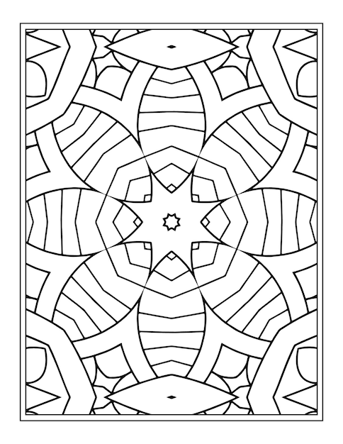 Mandala Coloring Book Pages