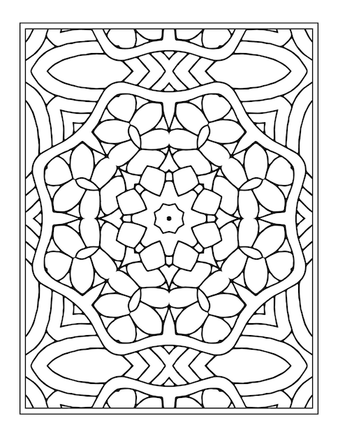 Mandala Coloring Book Pages