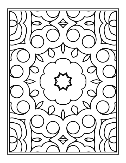 Mandala Coloring Book Pages