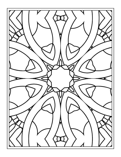 Mandala Coloring Page For Adult