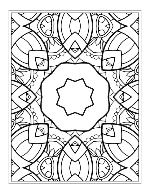 Mandala Coloring Page For Adult