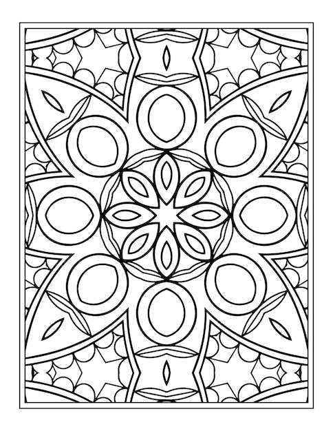 Mandala Coloring Page For Adult