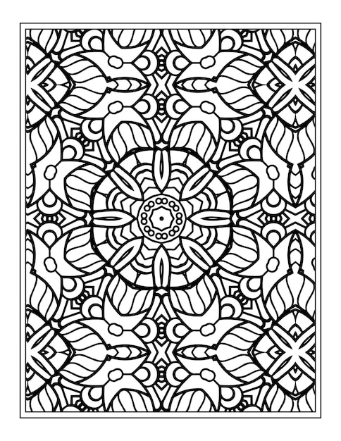 Mandala Coloring Page For Adult