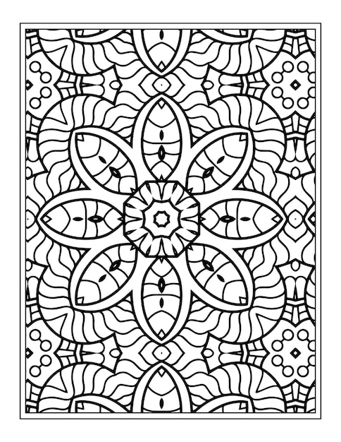 Mandala Coloring Page For Adult