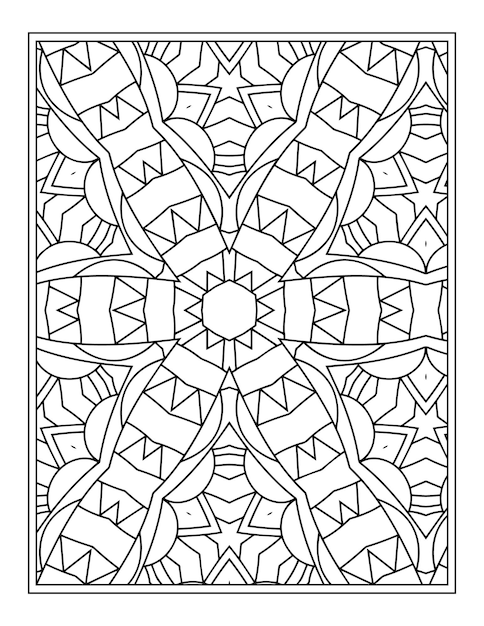 Mandala Coloring Page For Adult