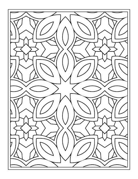 Mandala Coloring Page for Coloring Book