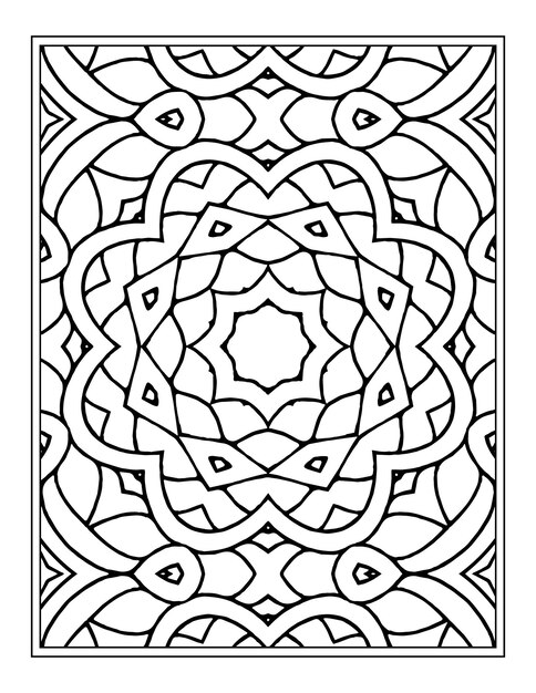 Mandala Coloring Page for Coloring Book