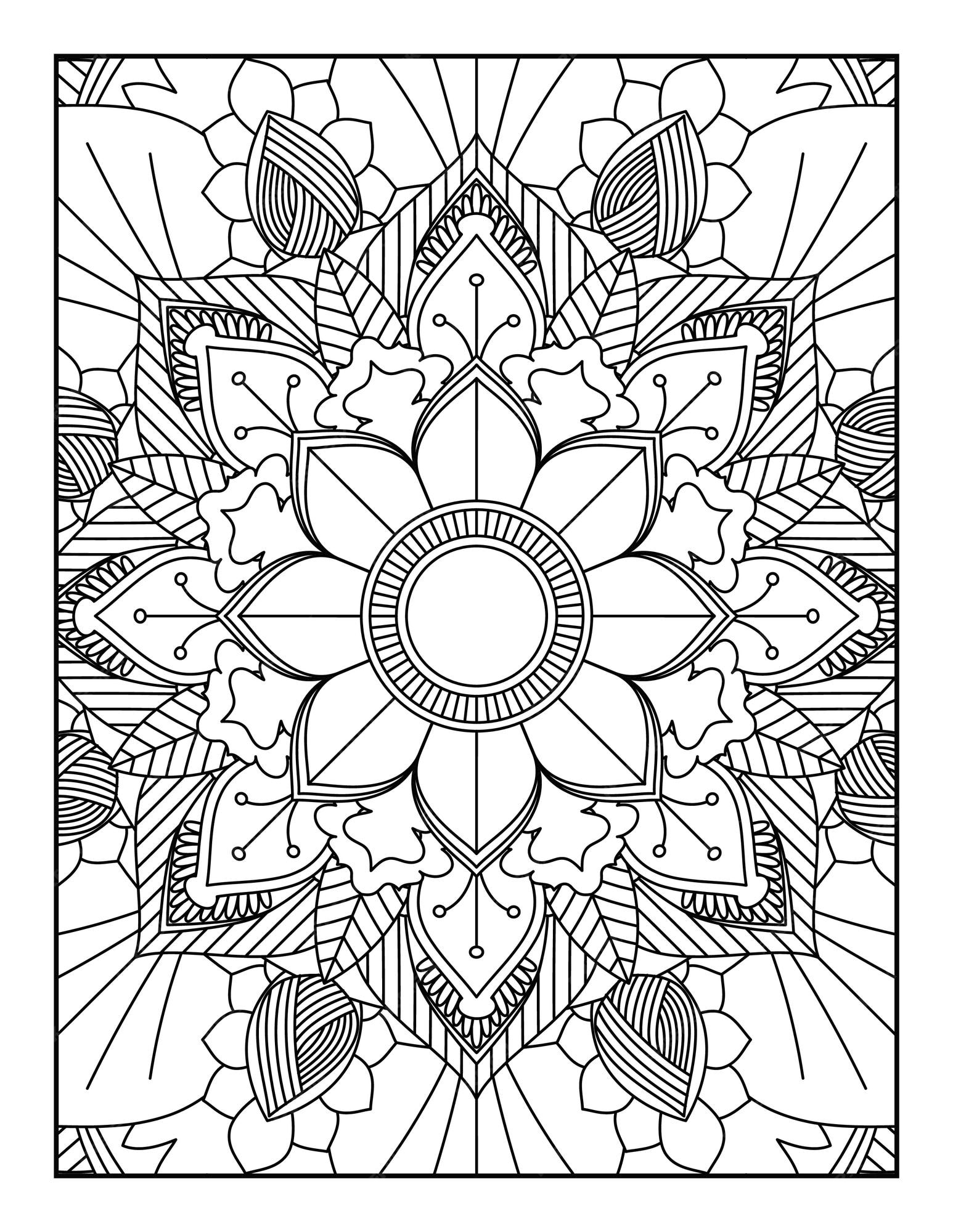 Mandalas Colorir Imagens – Download Grátis no Freepik