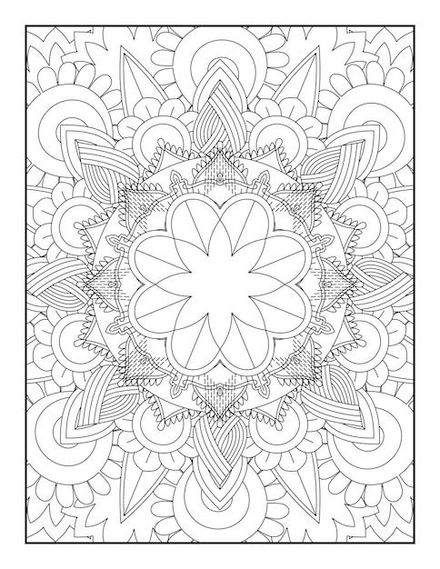 Mandala coloring page. coloring page