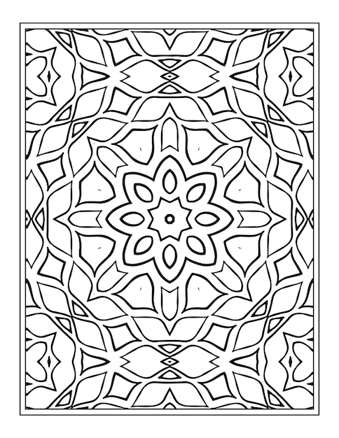 Mandala coloring Page Kdp Coloring Book design