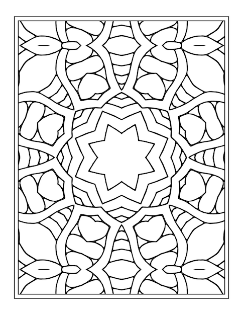 Mandala Coloring Page for Kdp Coloring Book