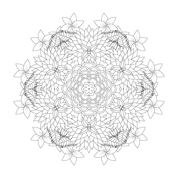 Mandala Coloring Page KDP Interior