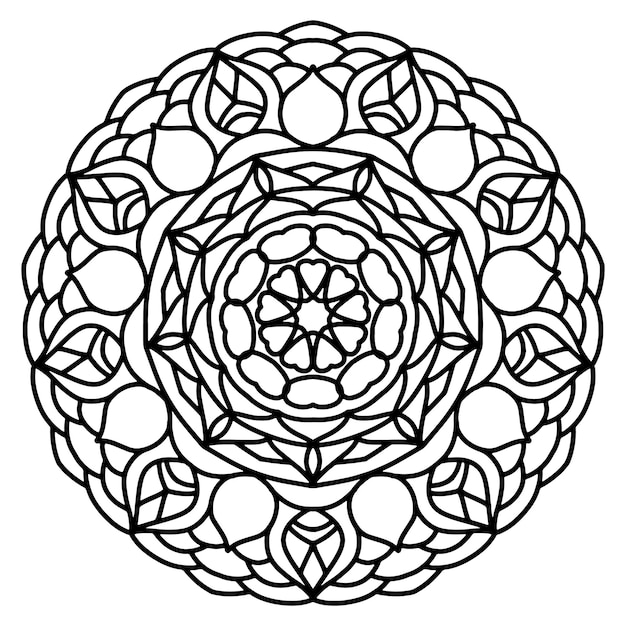 Mandala da colorare per bambini