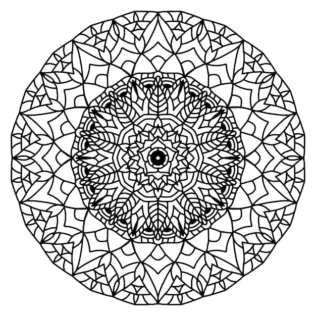 mandala coloring page