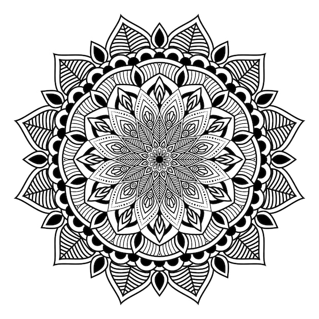 Mandala coloring page