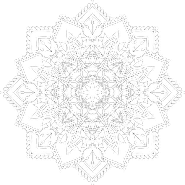 Mandala Coloring Page