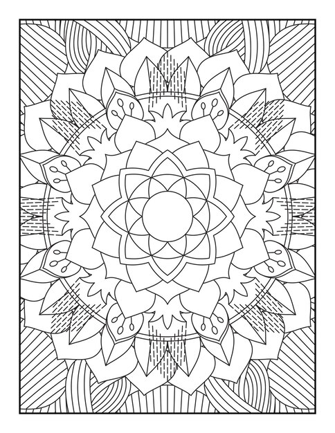 Mandala. pagina da colorare