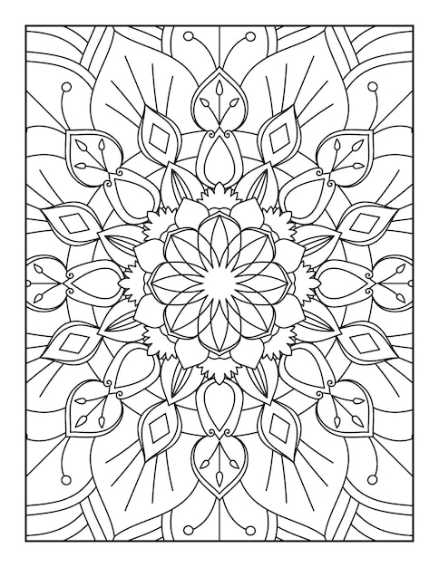 Mandala Coloring Page