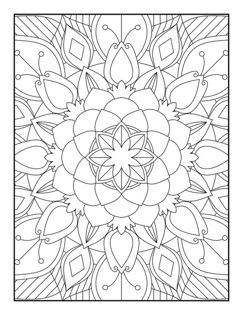 Mandala coloring page