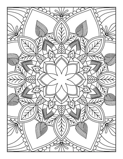 Mandala. pagina da colorare