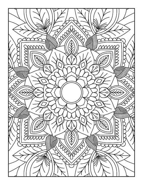 Mandala. pagina da colorare