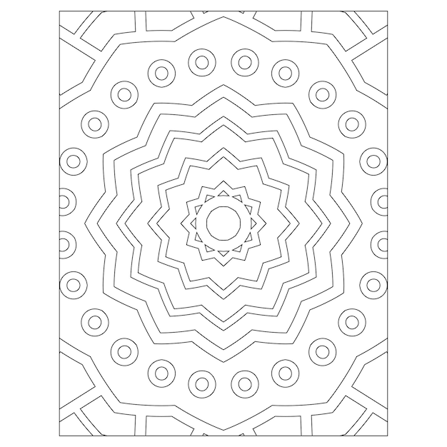 Mandala coloring page