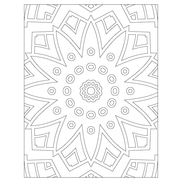 Mandala. pagina da colorare