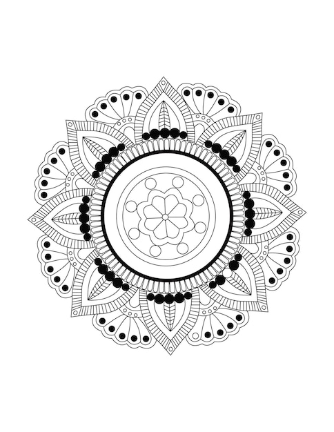 Mandala coloring page