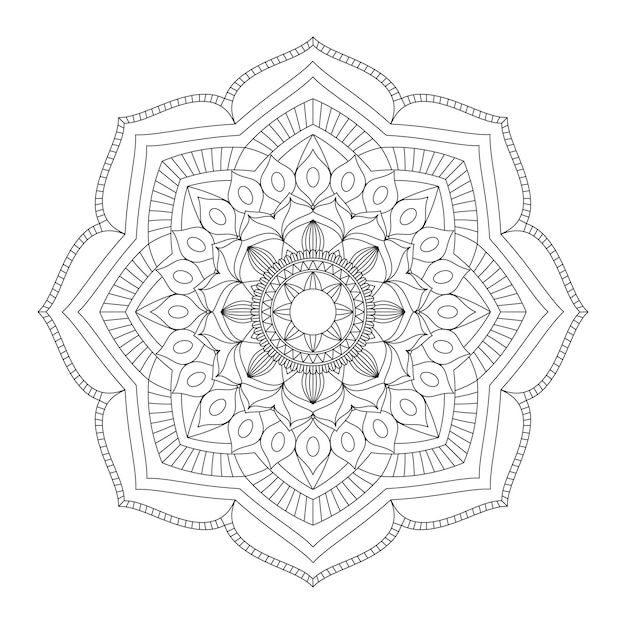 Mandala Coloring Page