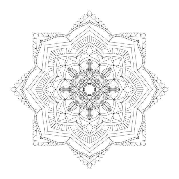 Mandala Coloring Page