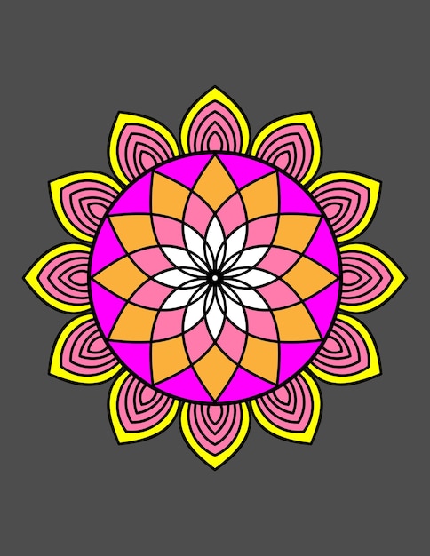 MANDALA COLORING PAGE