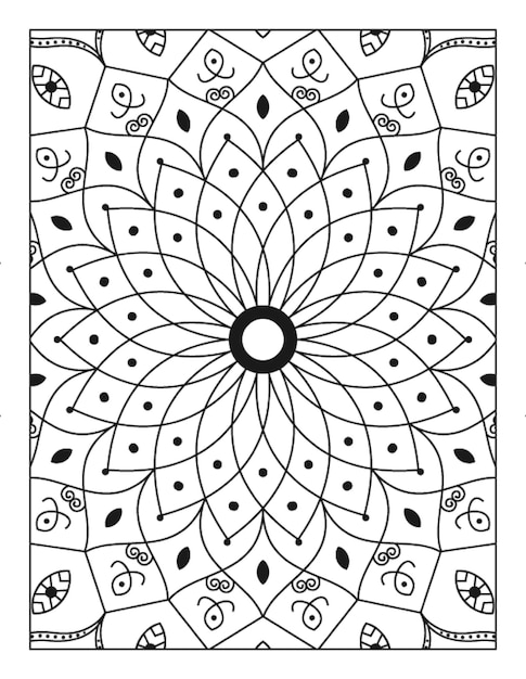 Mandala coloring pages kdp for adults