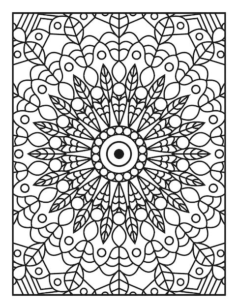 Mandala coloring pages kdp for adults