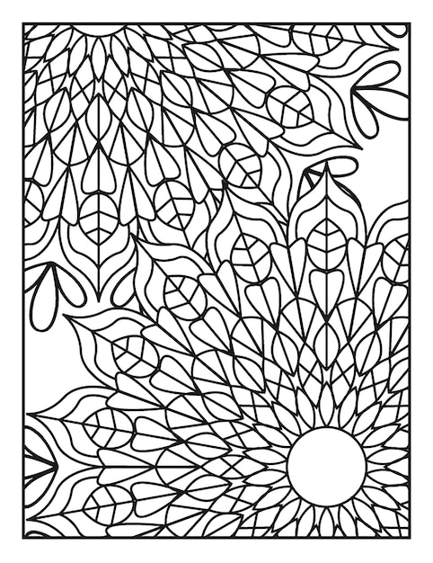 Mandala coloring pages KDP for adults