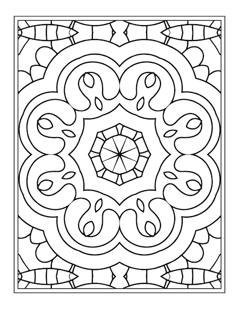 Mandala Coloring Pages for Kdp