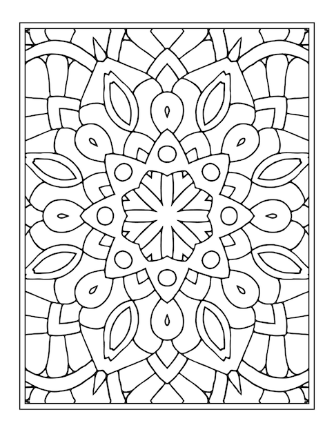 Mandala Coloring Pages for Kdp