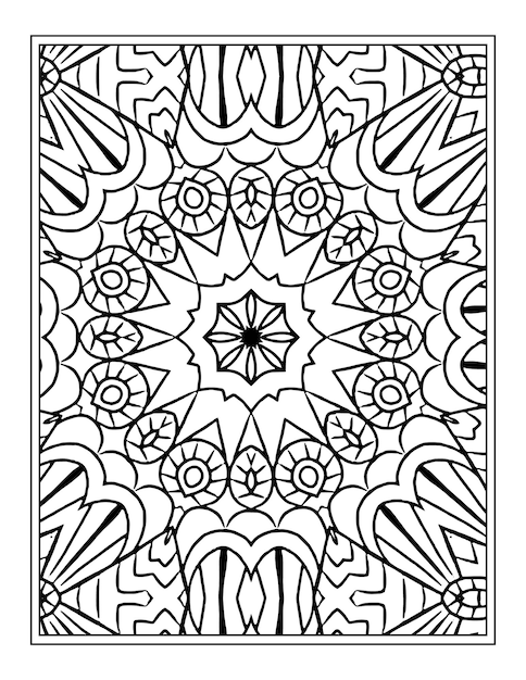 Mandala coloring pages for kdp