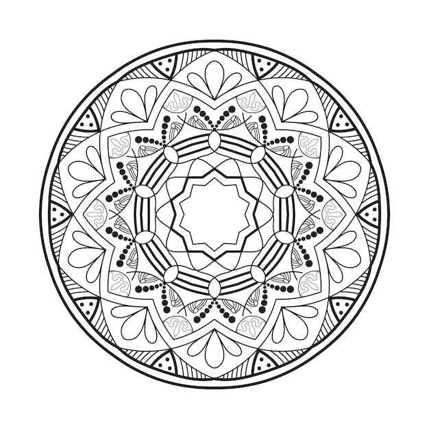 Mandala coloring pages for kids