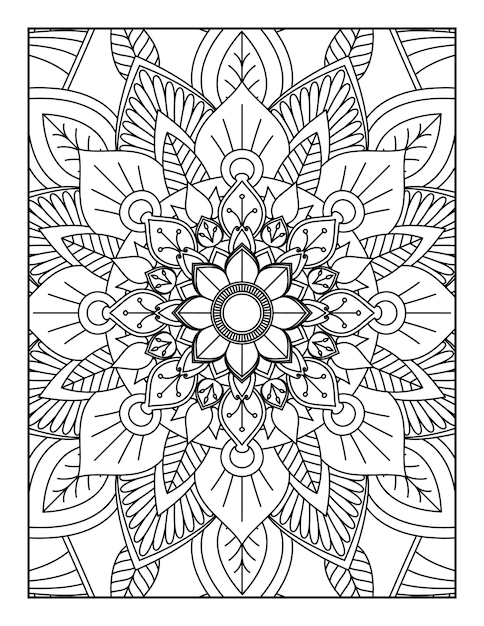 Mandala coloring pages mandala coloring book mandala coloring book pagine libro da colorare per bambini