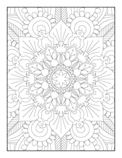 Disegni da colorare di mandala, pagina da colorare di mandala per adulti, pagine da colorare per adulti, mandala