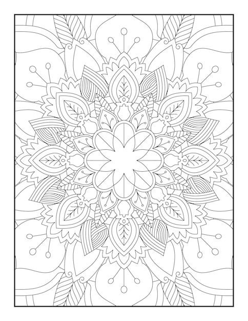 Mandala Coloring Pages, Mandala Coloring Page For Adults, Adult Coloring Pages, Mandala