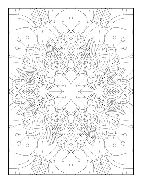 Disegni da colorare di mandala, pagina da colorare di mandala per adulti, pagine da colorare per adulti, mandala