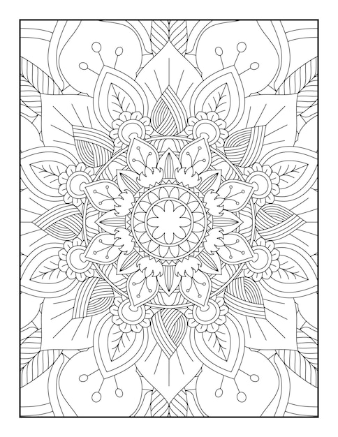 Disegni da colorare di mandala, pagina da colorare di mandala per adulti, pagine da colorare per adulti, mandala