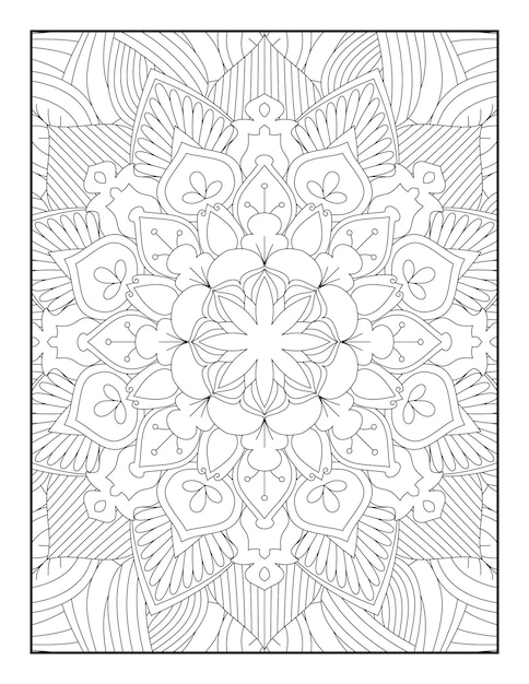 Mandala Coloring Pages, Mandala Coloring Page For Adults, Adult Coloring Pages, Mandala