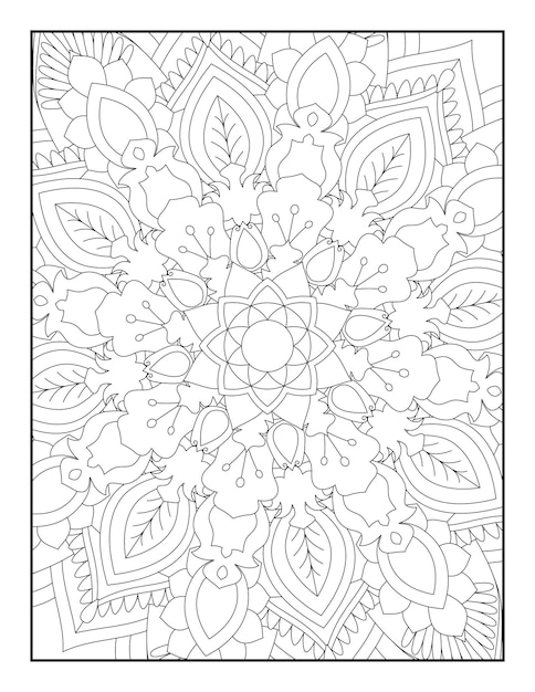 Mandala Coloring Pages, Mandala Coloring Page For Adults, Mandala, Adult Coloring Pages