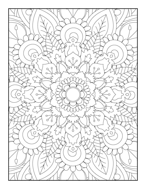 Mandala Coloring Pages, Mandala Coloring Page For Adults, Mandala, Adult Coloring Pages