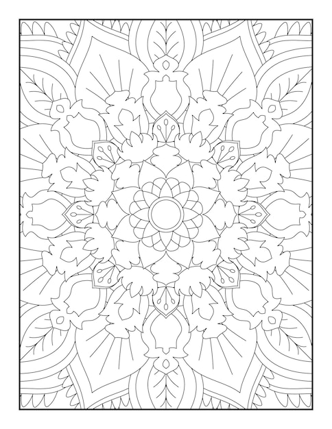 Disegni da colorare mandala, pagina da colorare mandala per adulti, mandala