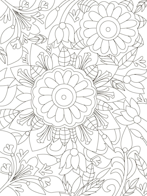 Mandala coloring vector for adults