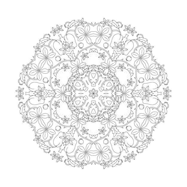 Mandala For Coloring